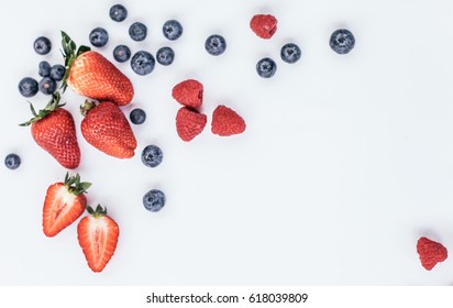 Berries: Strawberries, Blueberries, Raspberries