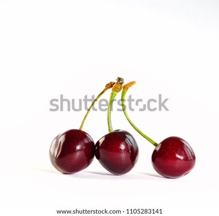 Similar – Image, Stock Photo cherry gathering Food