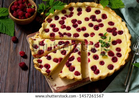 Similar – Foto Bild Kuchen mit Kirschen