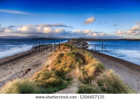Bertra Sand Dunes. Westport Mayo Ireland. Disappearing Sand Dunes