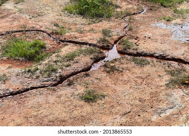 Besenova Travertine Forming By Small Water Stream