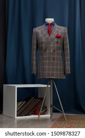 Bespoke Checkered Jacket In Traditional Technique Of Tailoring