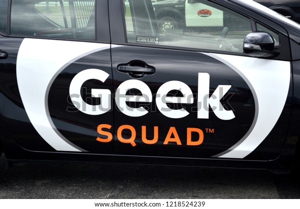 Best Buy Geek\
Squad car, Robert Stephens founded Geek Squad  entered into joint\
operation with Best Buy in\
2004
