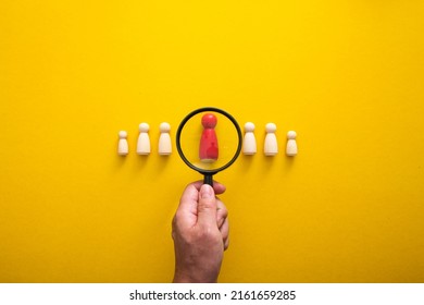Best candidate among figures of hired people. Best employer resource. - Shutterstock ID 2161659285