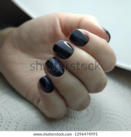 best cat eye nail gel polish manicure