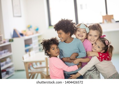  Best friends forever. Children in preschool. - Shutterstock ID 1404426572