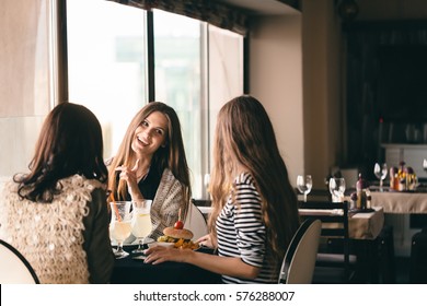 Best Friends Having Fun, Being Reunited After Long Time No See, Feeling Happy To See Each Other. Girl Being Excited To See Her Girlfriends After Travelling All Year, Being Abroad.