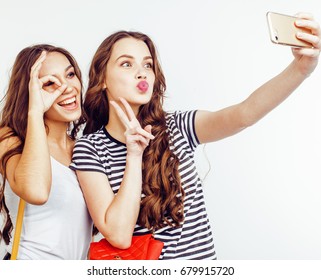 Best Friends Teenage Girls Together Having Stock Photo Edit Now