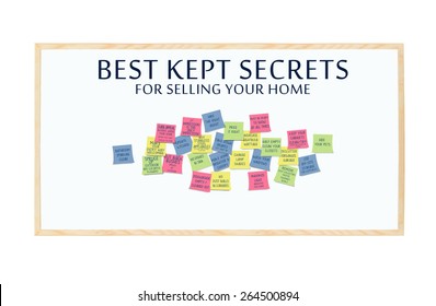 Best Kept Secrets For Selling Your Home: Curb Appeal, Update Kitchen, Maximize Light, Welcoming Entry Way, 1st Impression, Wash Windows, Decutter, Organize, Bathroom Clean, Stainless Steel Appliances