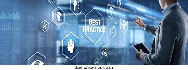 Best Practice Business Technology Internet successful business concept - Shutterstock ID 2137308571