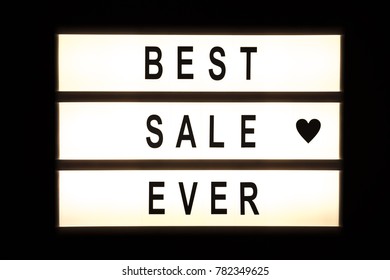 Best Sale Ever Hanging Light Box Sign Board.