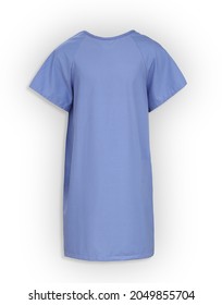 Best Short Sleeve Patient Gown, Light Blue Color Wear Cloth