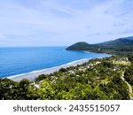 The best view of Papua New Guinea from Skouw, the border of RI and PNG.