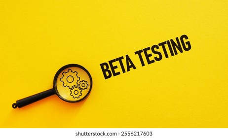 Beta Testing is shown using a text