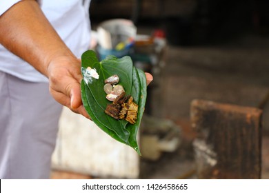 Betel Quid On A Leaf