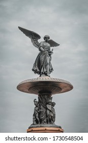 Bethesda Terrace Fountain Known As Angel Of The Waters.