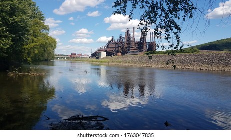 Bethlehem Steel Along The Lehigh River