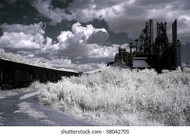 Bethlehem Steel Blast Furnace Digital Infrared