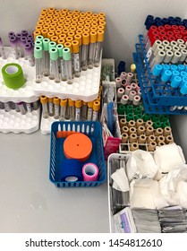 Bethpage,NY/USA- July 18,2019; Phlebotomy Medical Supplies