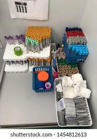 Bethpage,NY/USA- July 18,2019; Phlebotomy Medical Supplies