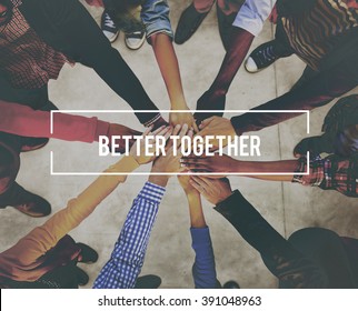 Better Together Unity Community Teamwork Concept