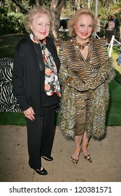 Betty White And Carol Connors At 2006 Safari Brunch Fundraiser For The Wildlife Waystation. Playboy Mansion, Los Angeles, CA. 10-14-06