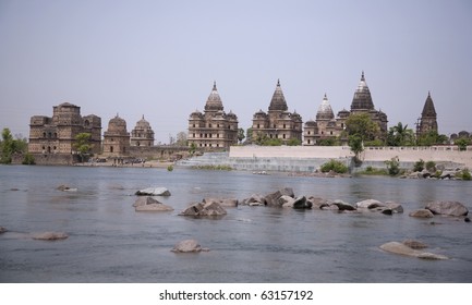 At The Betwa River In Orchha (India)