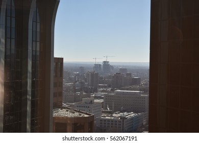 between buildings