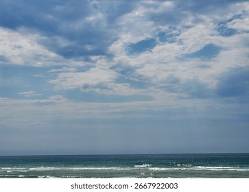 between the clouds and the sea. Clouds drift like messengers of paradise, and nature reveals its majestic power with breathtaking virtuosity.	
