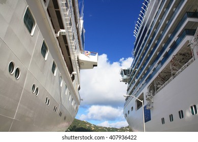 between two ships