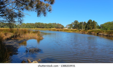 Beuatiful Canning River In Perth.