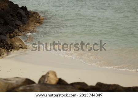 The beuatiful sand by the beach