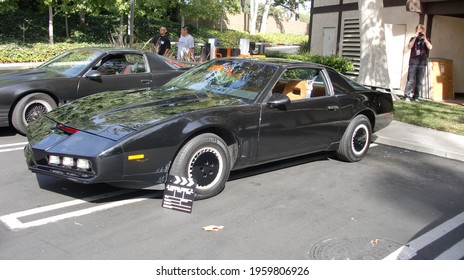 Beverly Garland Hotel, Los Angeles, USA-October 6, 2012-1982 Pontiac Trans Am As KITT From Knight Rider