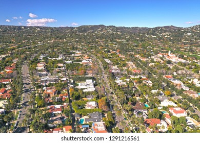 Beverly Hills. Aerial Photography