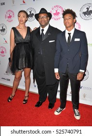 BEVERLY HILLS, CA. October 8, 2016: Jimmy Jam & Children At The 2016 Carousel Of Hope Ball At The Beverly Hilton Hotel.