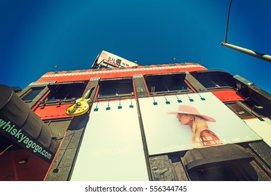 Beverly Hills, California - November 02, 2016: Whisky A Go Go Facade On Sunset Strip