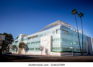 Beverly Hills, California, USA - October 16, 2021: The Gores Group Building on Wilshire Blvd.