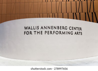 BEVERLY HILLS, CA/USA - MAY 10, 2015: The Wallis Annenberg Center For The Performing Arts. The Annenberg Center Is A Community Arts Center In Beverly Hills.