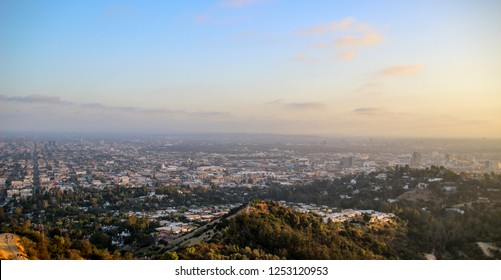 Beverly Hills Skyline From Griffiths Observatory 