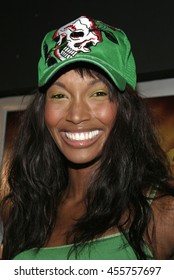 Beverly Peele At Christian Audigier Fashion Show Featuring New Ed Hardy Label Held In Hollywood, USA On May 21, 2005.