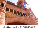 Bexar County Courthouse with Waving Texas Flag