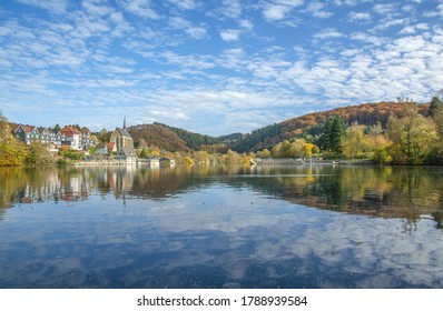 Beyenburger Stausee Reservoir in Wuppertal,Bergisches Land,Germany