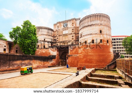 Bhadra Fort is situated in the walled city area of Ahmedabad, Gujarat state of India