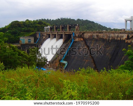 Bhadra reservoir located in Shivamogga district of Karnataka state