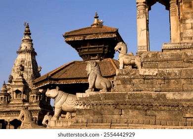 Bhaktapur Durbar Square is a former royal palace complex located in Bhaktapur, Nepal.