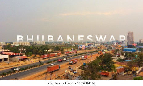 Bhubaneswar city view from the top 