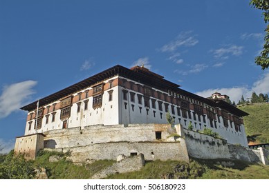 Bhutan,  Paro Dzong And Ta Dzong Above