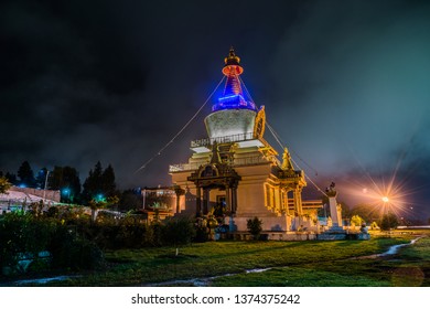 Bhutan Thimphu Memorial Chorten Night