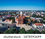 bialystok old town from above 