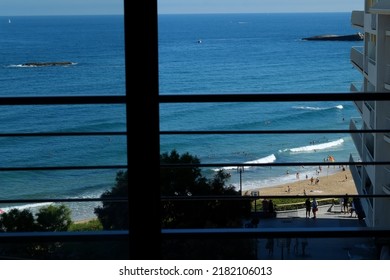 Biarritz, France - July The 9th 2022: A View From The Room Of The Hotel Café Of Paris.